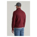 MIKINA GANT SACKER RIB HALF ZIP WINE RED