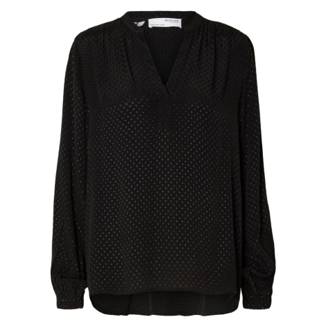 SELECTED Blúzka 'FRAYA'  čierna