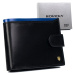 Pánska kožená peňaženka s vreckom na osvedčenie o evidencii - Rovicky