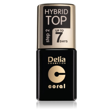 Delia Cosmetics Hybrid Gel gélový vrchný lak na nechty