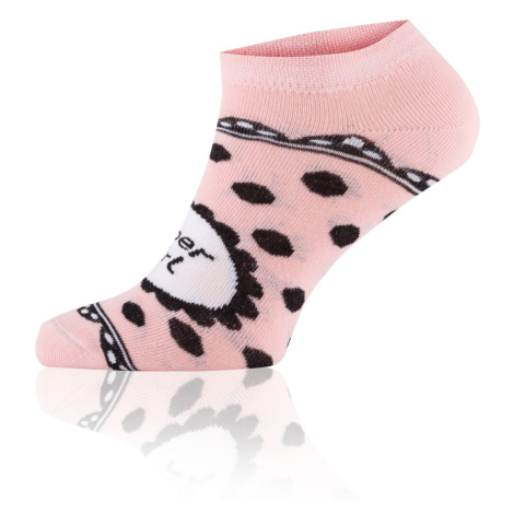 Dievčenské ponožky Italian Fashion S148S Girl - členkové Ružová