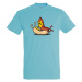 Koza Bobkov tričko Hotdog Bledomodrá