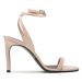 Calvin Klein Sandále Stiletto 90- Patent HW0HW01632 Béžová