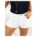 BEVER women's denim shorts white