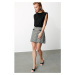 Trendyol Black Goose-Footed Skirt