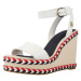 Tommy Hilfiger  NEW WEDGE  Sandále Biela