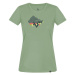 Women's quick-drying T-shirt Hannah CORDY smoke green