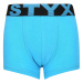 Children's boxers Styx sports rubber light blue