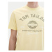 Tom Tailor Tričko 1037735 Žltá Regular Fit