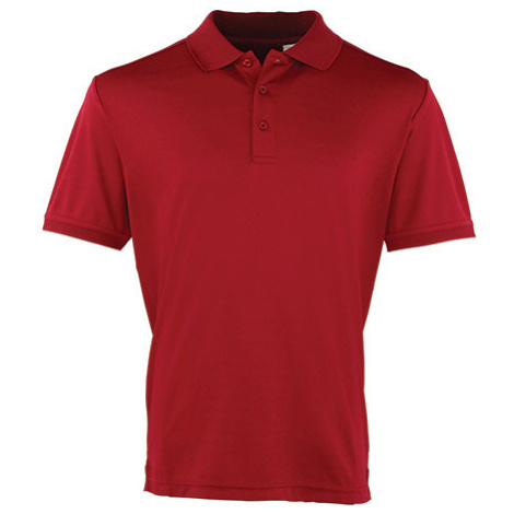 Premier Workwear Pánske polo tričko PR615 Burgundy -ca. Pantone 216