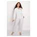 Soft stylish white pajamas