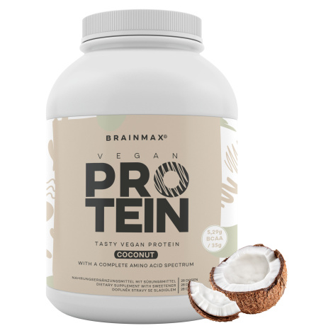 BrainMax Vegan protein, 1000 g Príchuť: Kokos