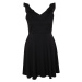 Trendyol Curve Black Woven Mini Dress with Back Detail