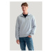 MIKINA GANT REG SHIELD HALF ZIP SWEAT STORMY SEA