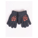Yoclub Kids's Gloves RED-0200C-AA5A-006