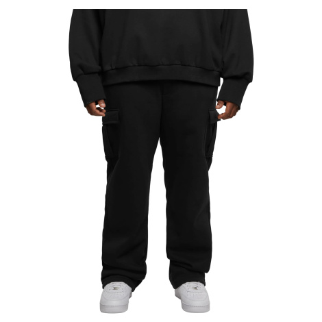 Sweatpants Heavy Straight Leg Cargo Black Urban Classics