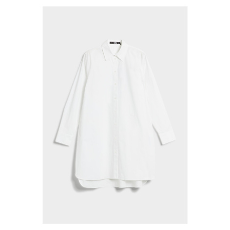 Košeľa Karl Lagerfeld Kl Monogram Tunic Biela