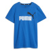 Puma  ESS+ 2 COL LOGO TEE B  Tričká s krátkym rukávom Modrá