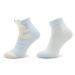 United Colors Of Benetton Súprava 2 párov vysokých detských ponožiek 6AO3F2111 681 Modrá