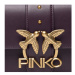 Pinko Kabelka Love Mini Icon Simply 6 Cl AI 22-23 PLTT 1P22TW Y5H7 Bordová