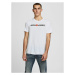 Jack&Jones Tričko Corp Logo 12137126 Biela Slim Fit