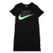 Nike Sportswear Šaty 'FUTURA'  čierna / svetlozelená