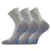 3PACK ponožky VoXX sivé (Barefootan-grey) M