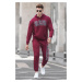 Madmext Burgundy Men's Tracksuit Set 5284