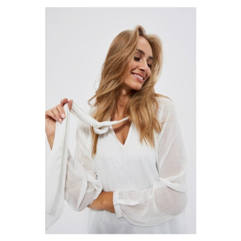 Shirt with a tied neckline Moodo