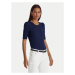 LAUREN RALPH LAUREN Blúzka 200902618001 Tmavomodrá Slim Fit