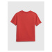 Červené chlapčenské tričko henley GAP