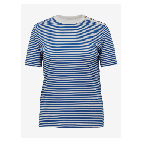 Blue Striped T-Shirt ONLY CARMAKOMA Cindie - Women
