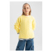 DEFACTO Girl&#39;s Crew Neck Sweater