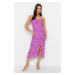 Trendyol Lilac Lilac Back Detailed Woven Dress Woven Woven Dress