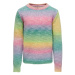 Kids ONLY Sveter Rainbow 15273007 Farebná Regular Fit