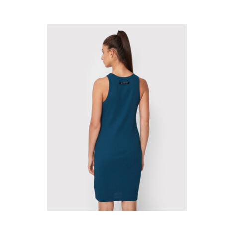 G-Star Raw Každodenné šaty Engineered Rib D21384-C678-1861 Modrá Slim Fit