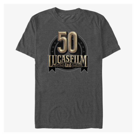 Queens Star Wars - Lucas Anniversary Unisex T-Shirt Dark Heather Grey