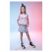 Dievčenská rifľová sukňa Coccodrillo mini, rovný strih