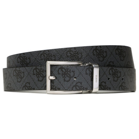 Guess Pánsky opasok Vezzola Belts BM7543 LEA35 Čierna