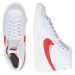 Nike Sportswear Členkové tenisky 'Blazer Mid 77'  červená / biela