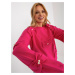 Fuchsia Women's Hoodless Hoodie with Bows