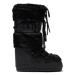 Dámske vysoké zimné topánky MOON BOOT MB ICON FAUX FUR -N001 BLACK