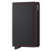 Secrid Slimwallet Perforated Black Red