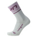 UYN Cyklistické ponožky klasické - ONE LIGHT LADY - ružová/bordová/biela