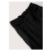MANGO Plisované nohavice 'Ampabelt'  čierna
