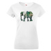 Dámské tričko s potlačou zvierat - Slon