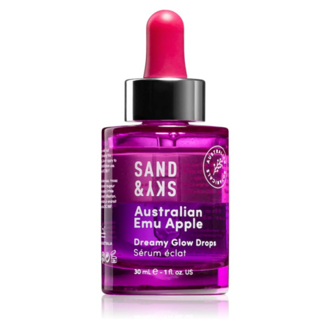 Sand & Sky Australian Emu Apple Dreamy Glow Drops dvojfázové sérum pre rozjasnenie pleti