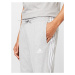 ADIDAS SPORTSWEAR Športové nohavice 'Essentials Tapered Open Hem 3-Stripes'  sivá melírovaná / b