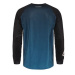 HORSEFEATHERS Bike dres Quantum LS - ink fade out BLUE