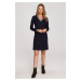 Stylove Woman's Dress S328 Navy Blue